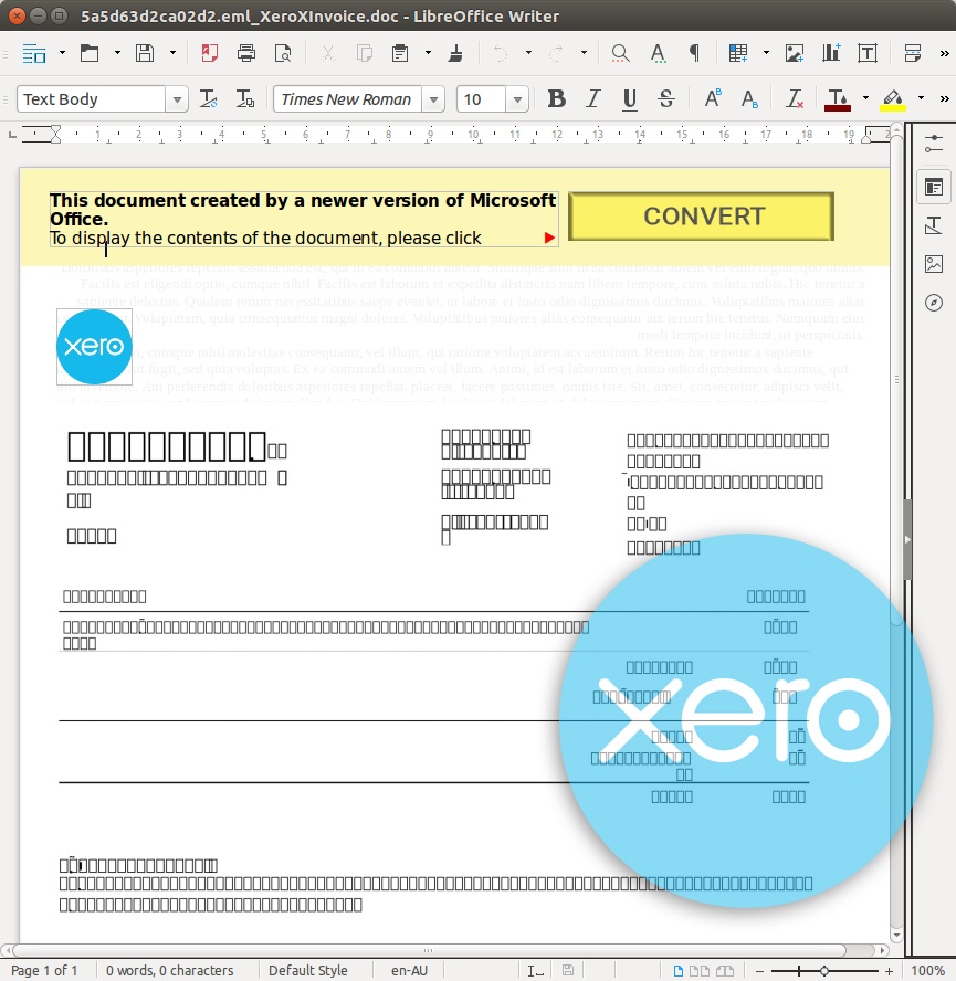 Watch out for fake Xero invoice scam