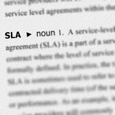 a rock solid service level agreement