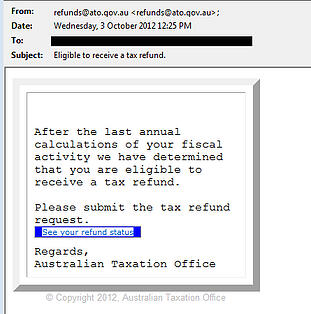ATO phishing scam