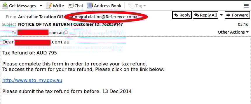 ATO Fake Email 2