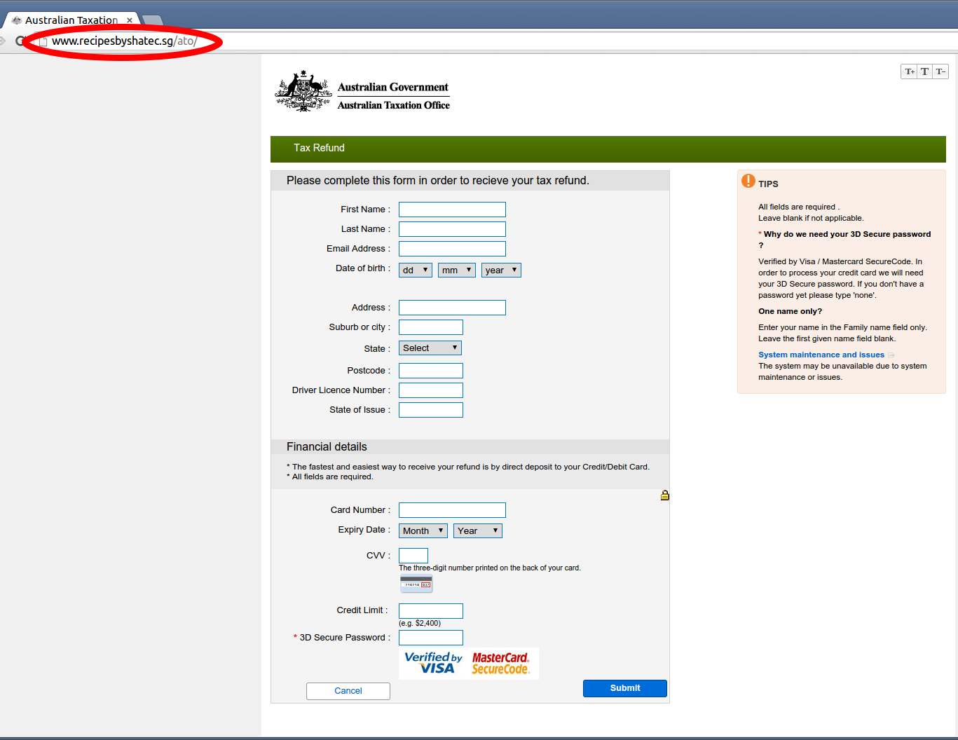 MailGuard Breaking IT News Another Fake ATO Tax Return Scam