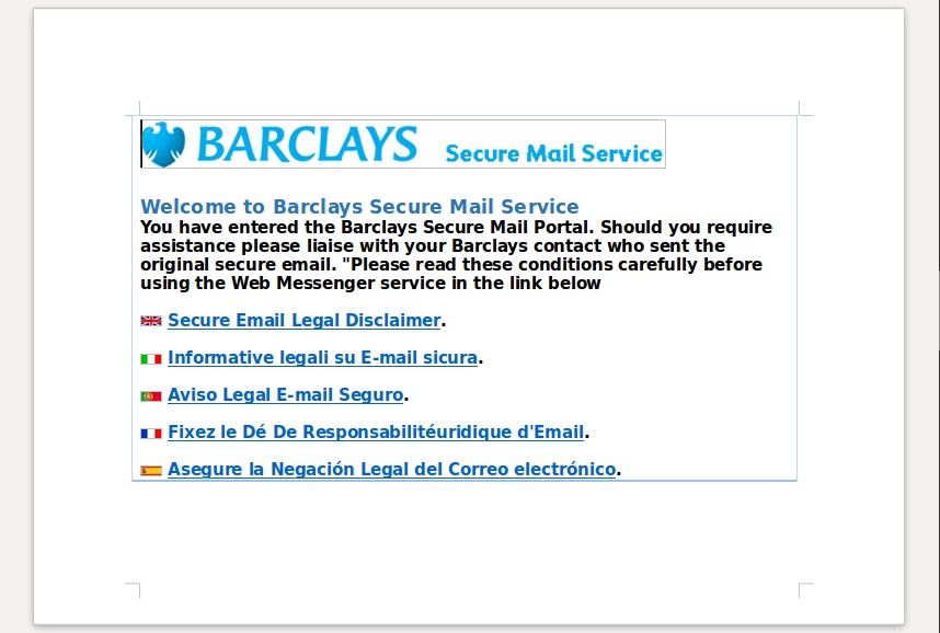 Barclays brandjacked email scam imitates bank