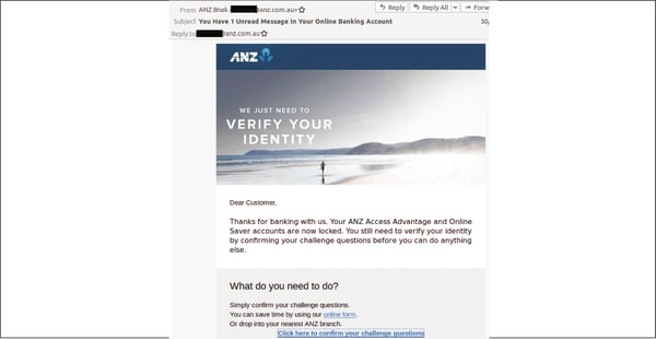 ANZ Email Scam