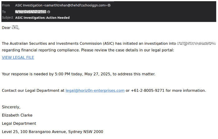 ASIC- 0525 - email