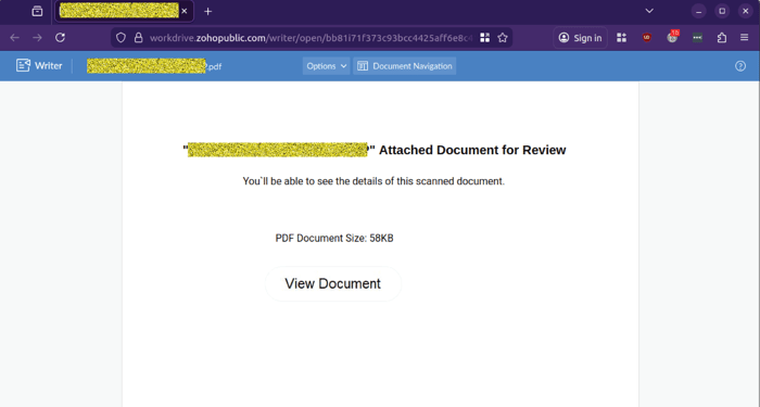Admin Assistant Compromise Scam - 0326 - PDF file