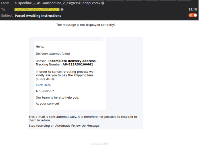 AusPost - 0226 - email