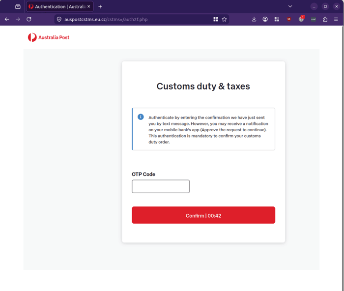 AusPost - 0726 - OTP