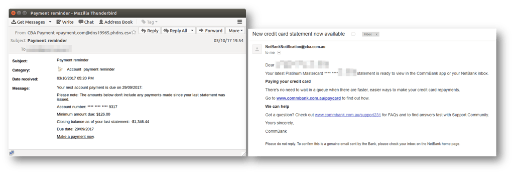 CBA phishing scam_email comparison Oct 4.png