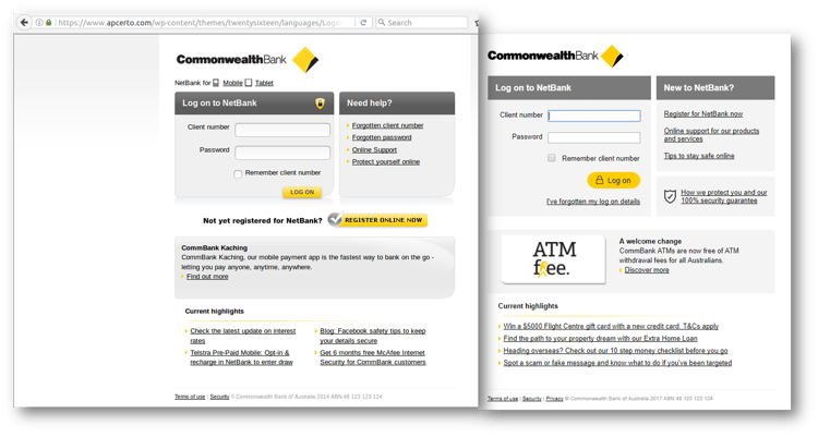 CBA scam_login comparison Sept 26.png