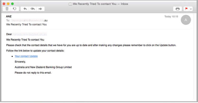 Fake ANZ phishing email aims to hack bank accounts MailGuard1.jpg