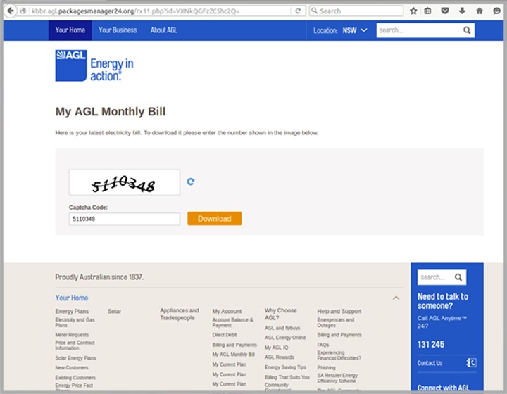 MailGuard_Fake AGL email phsishing scam landing page 1 NOV 2016.jpg