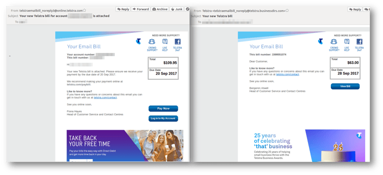 Telstra invoice scam_comparison Sept 26.png