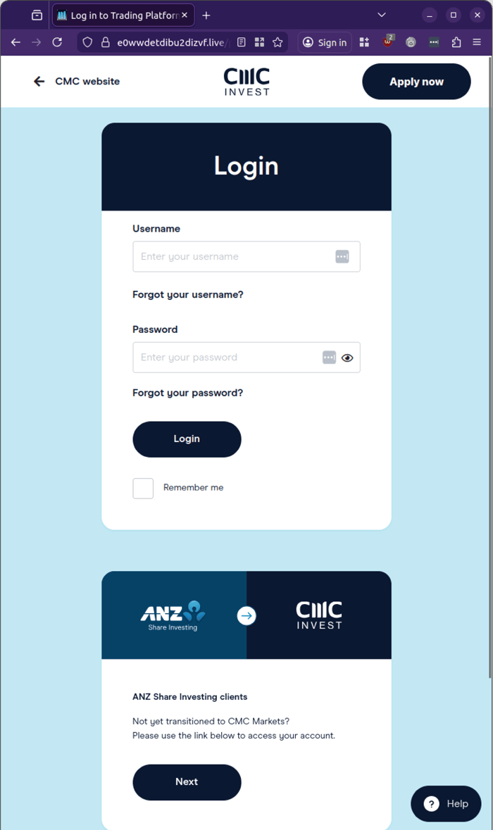 CMC Invest - 0326 - login