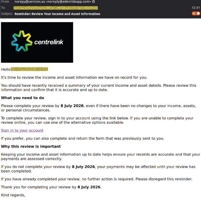 Centrelink - 1