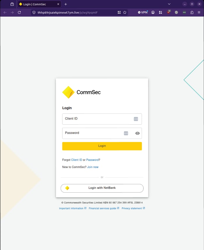 Commsec - 0626 - login