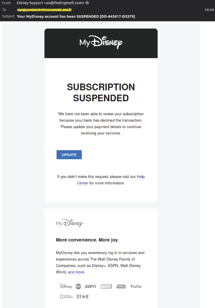 Disney - 0725 - email