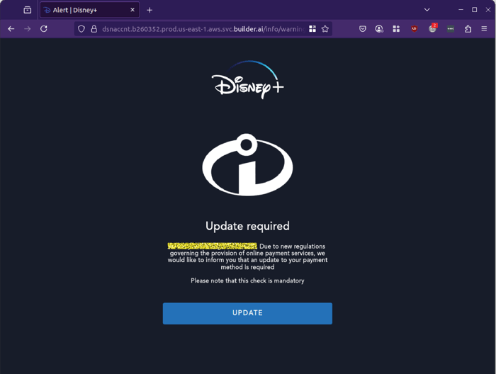 Disney - 0725 - updaterequired