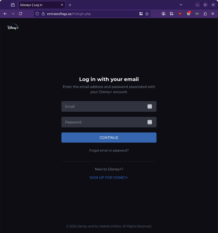 Disney+ - 0825 - signin