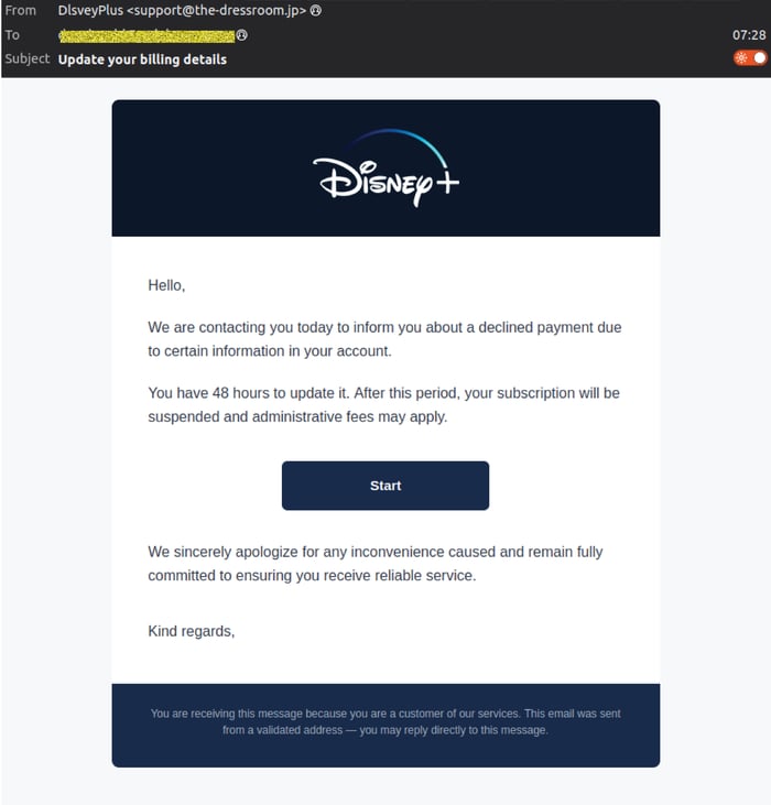 Disney+ - 0226 - email