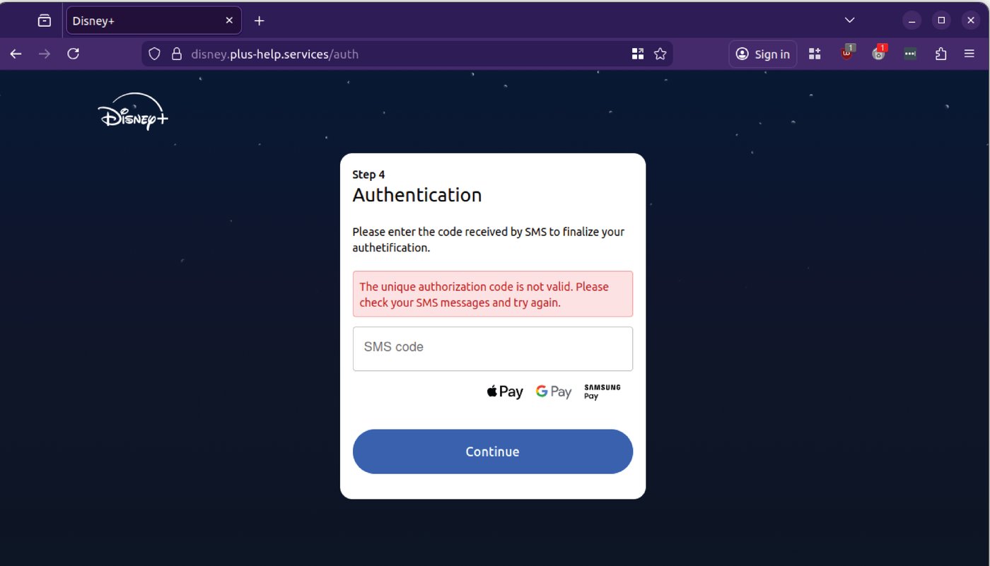 Disney+ “Billing Details” phishing scam coming for your account info