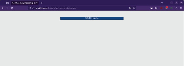Email security alert - 0925 - failed