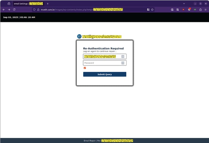 Email security alert - 0925 - signin