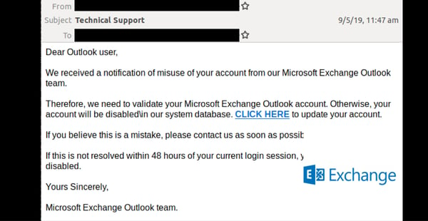 Phishing Alert: New Scam Threatens to Terminate Your Outlook Account, Information Technology