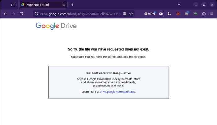 HSBC - 0626 - Google Drive File Not Found