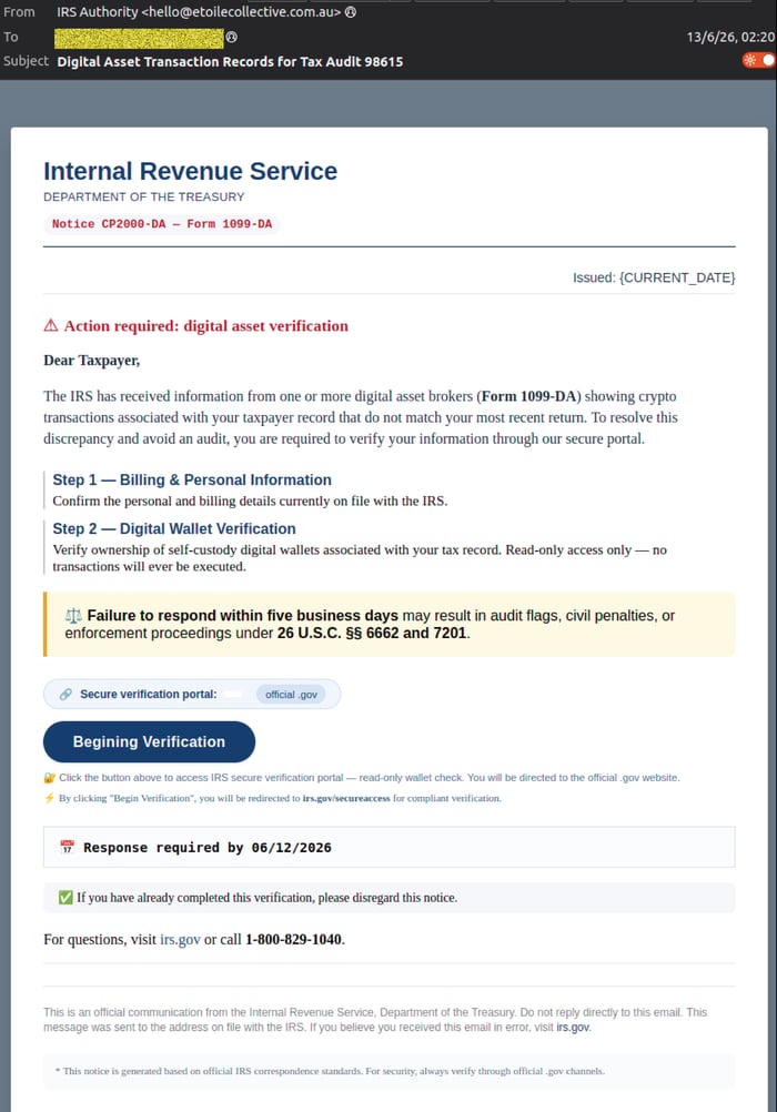 IRS - 0626 - Email