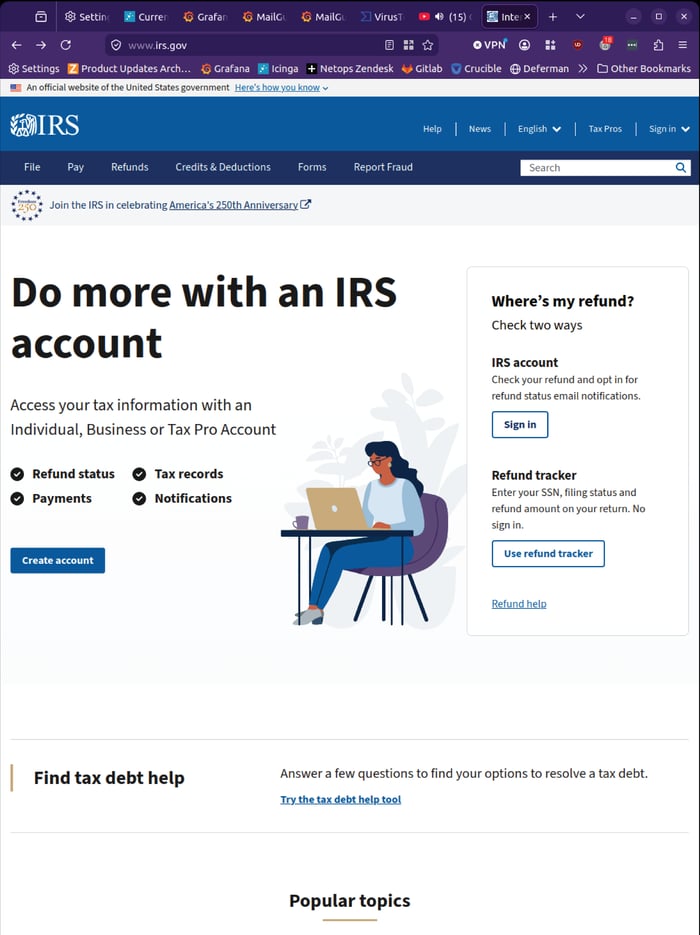IRS - 0626 - legitimate site