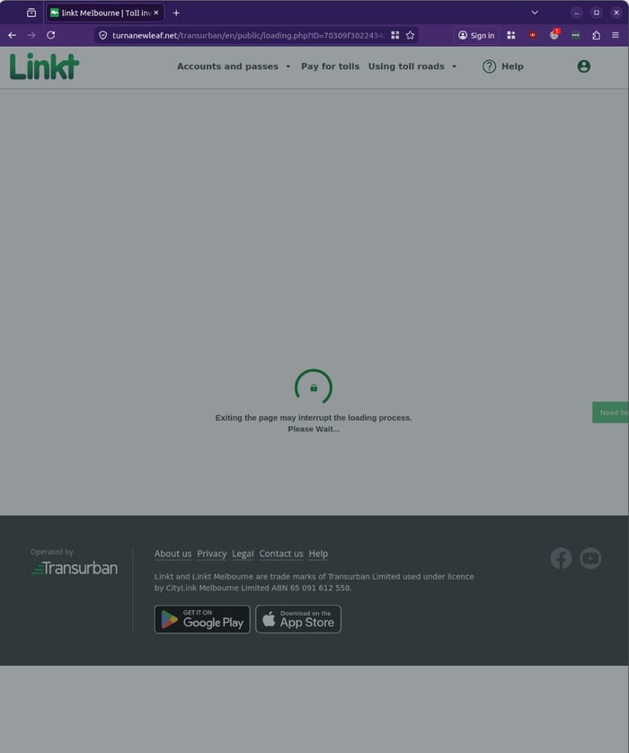 Linkt - 0426 - loading processing page