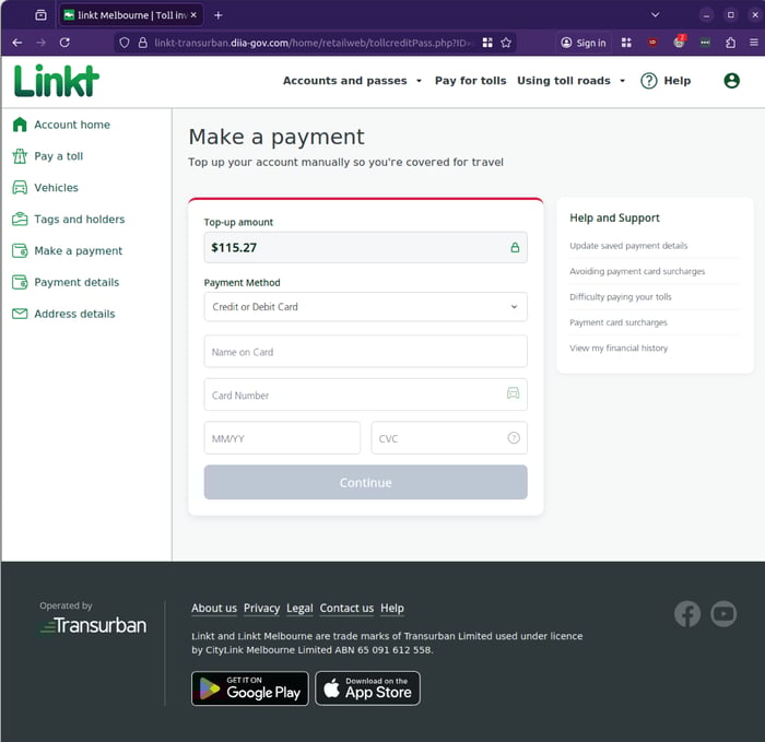 Linkt- 1225 - make payment