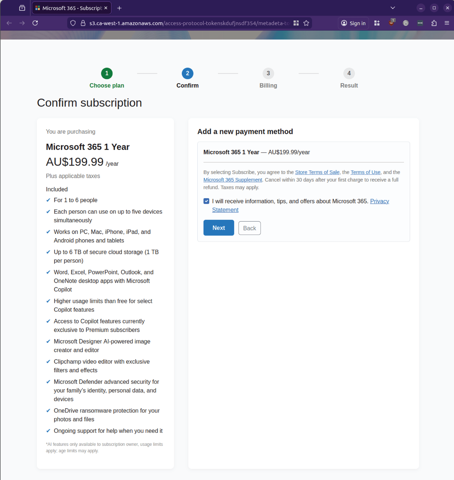 Fake Microsoft 365 renewal scam targets users