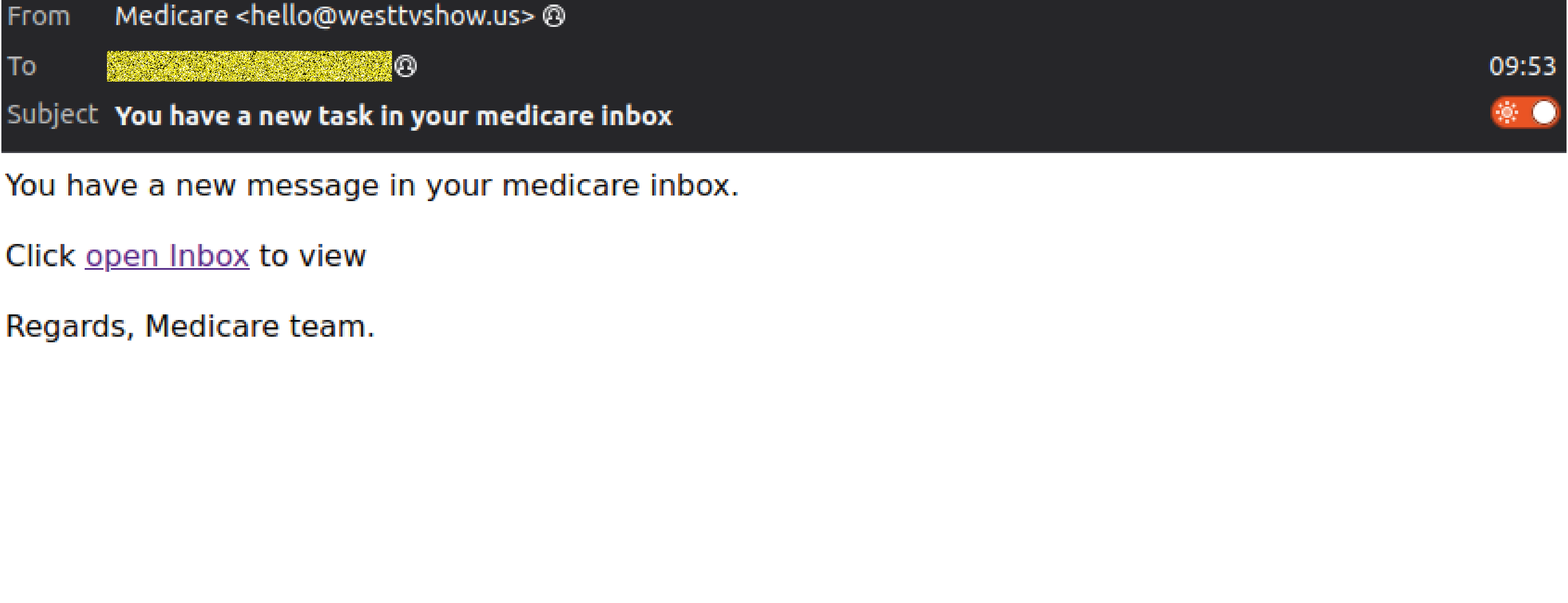 Medicare myGov - 0626 - email