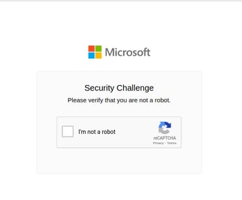 Microsoft recaptcha