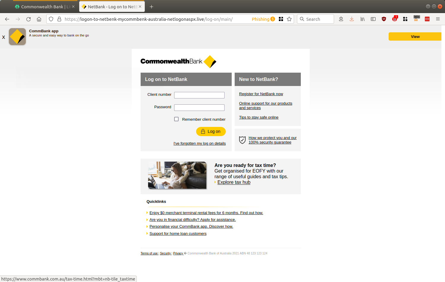 Latest Phishing Threat Casts Net Over CBA Customers