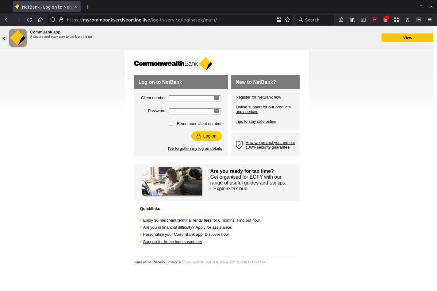 NetBank - Log on to NetBank - Enjoy simple and secure online banking from Commonwealth Bank — Mozilla Firefox_662