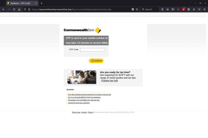 Commonwealth Bank Customers Targeted with Fake ‘Security Alert’ Email