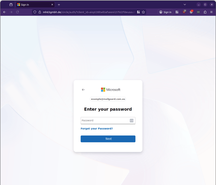 O365 - 1125 - password