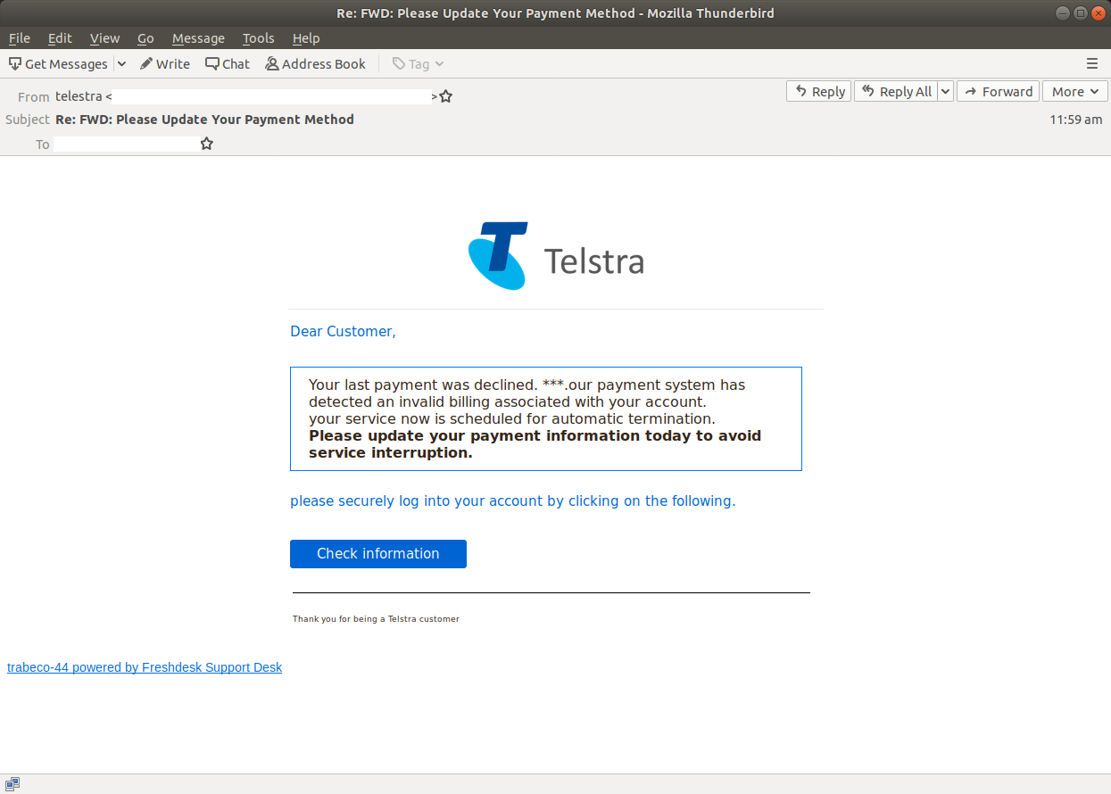 Re- FWD- Please Update Your Payment Method - Mozilla Thunderbird_678