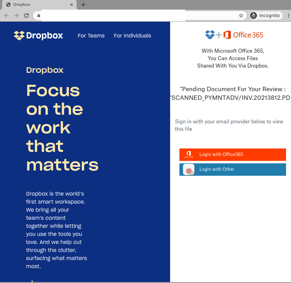 dropbox login email scam dropbox login email scam