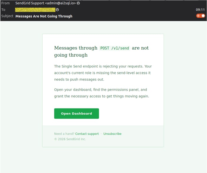 SendGrid - 0626 - email
