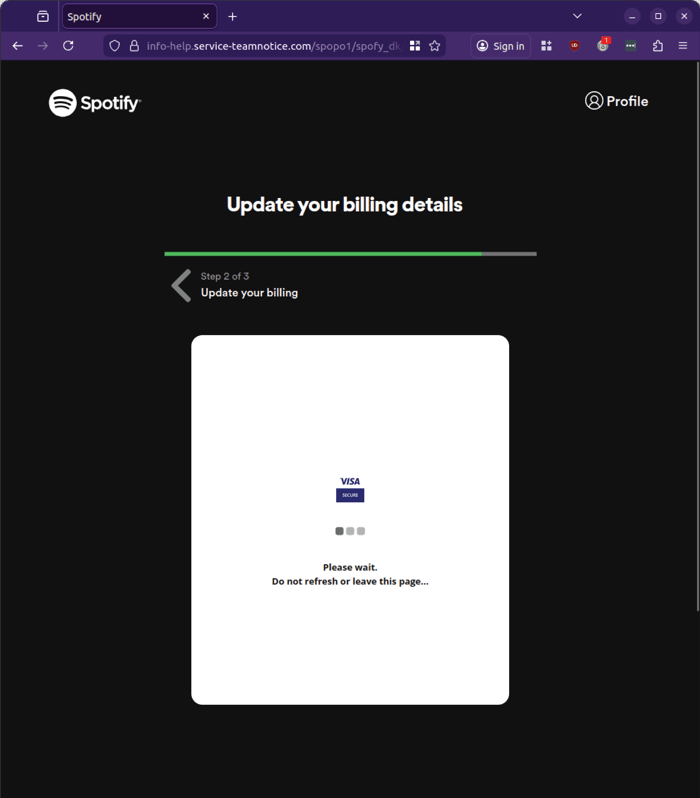 Spotify - 0326 - credit card processing