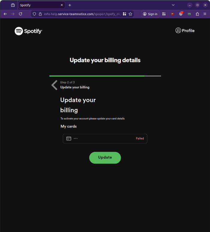 Spotify - 0326 - update billing