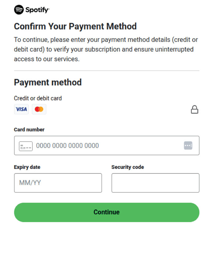 Spotify - 0426 - confirm payment method 1st