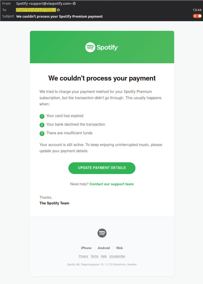 Spotify - 0426 - email