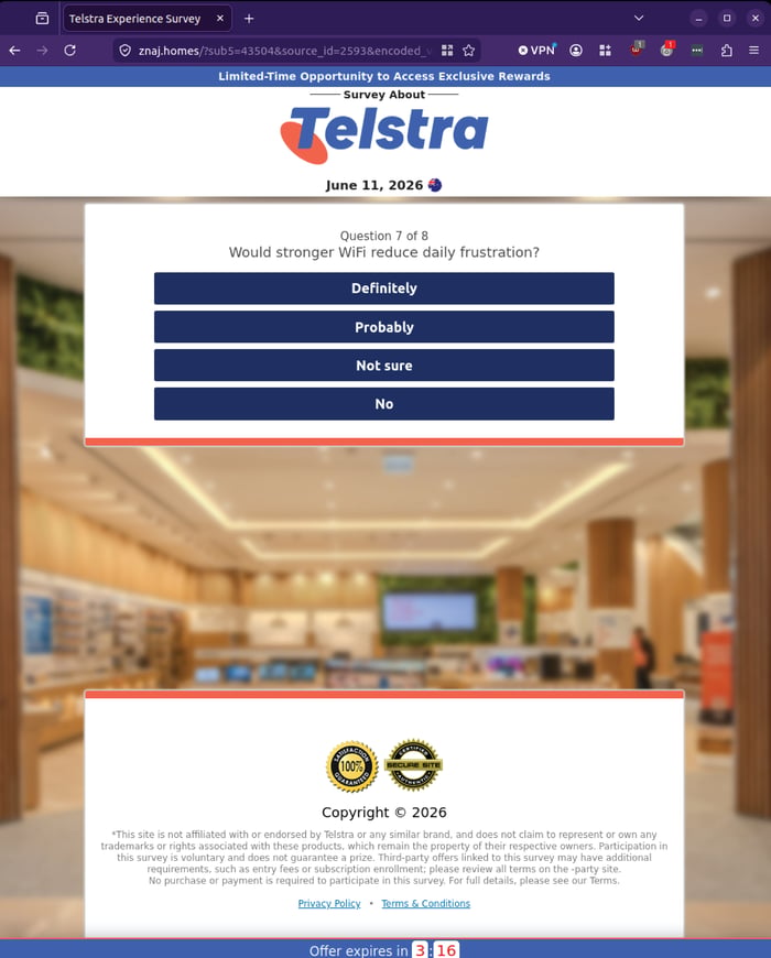 Telstra - 0626 - survey question 7