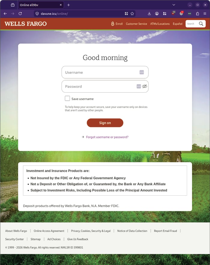Wells Fargo - 0626 - login