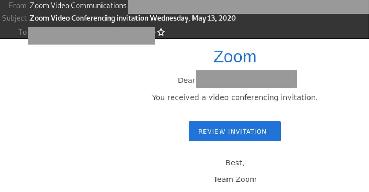 Fake zoom meeting - ekokop