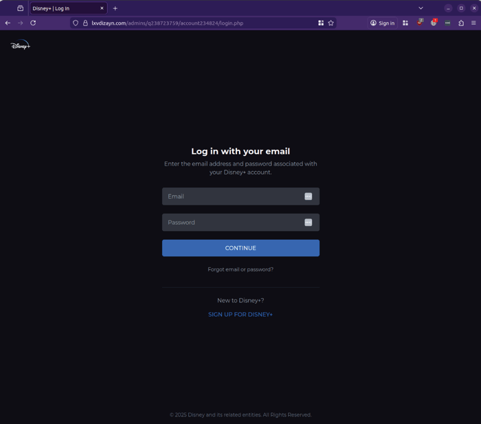 disney- 1125 - login